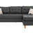 Polyfiber Sectional Sofa Living Room Furniture Reversible Chaise Couch Pillows Tufted Back Modular Sectionals (Sectional)-77832602-77832598-77832600