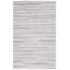 Tapis gris / ivoire en laine tissé à la main Pecktonville-78161207