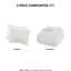 Très grand édredon - 100% coton, motif de broderie en chenille fine, surdimensionné et relaxant, comprend 2 taies décoratives, taille mini broderie, rembourrage, confortable, et
