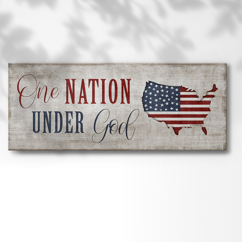One Nation Under God, H 24 po x l 60 po x P 1,5 po