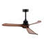Ventilateur de plafond moderne chaud de 52 pouces avec 3 couleurs à intensité variable, 3 pales ABS, moteur à courant continu réversible et télécommande