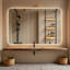 Miroir rectangulaire rétroéclairé pour salle de bain 30 po x 40 po-1739478236