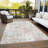 Machine Washable Indoor/Outdoor Claudian ACN1508 Ivory Rug-109534750