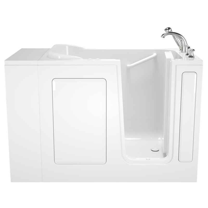 Baignoire de style mixte baignoire de 48" x 28" à entrée droitier, Blanc
