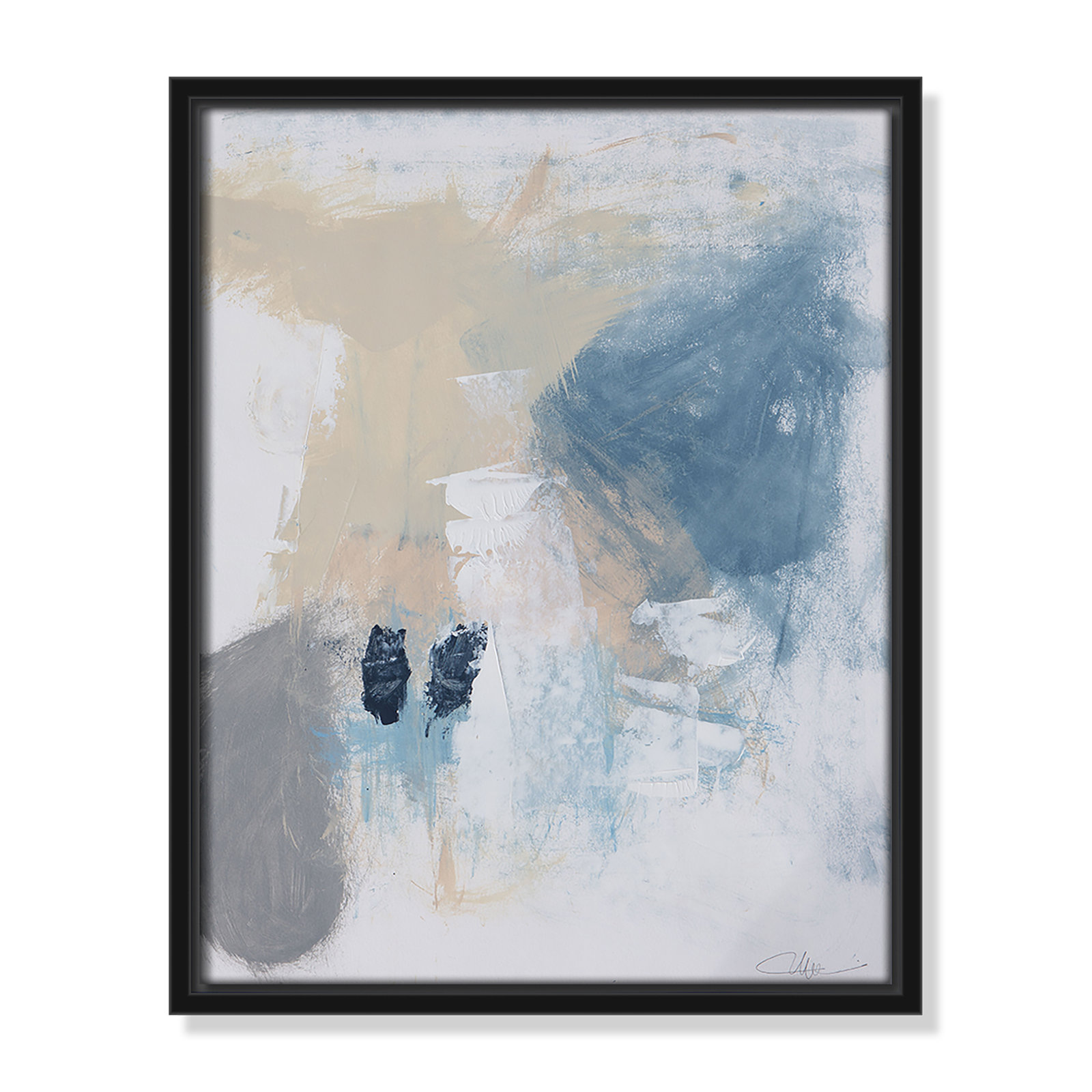Coastal Carnival II Print by Casa Fine Arts, No Mat, 15.5" H x 12.5" W x 2" D, Black Floater Framed Canvas
