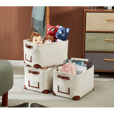 Ensemble de bacs en tissu robuste