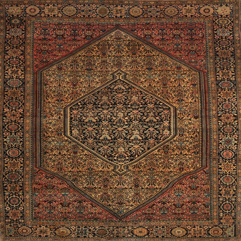 Oriental Indoor Rug, Round 4'