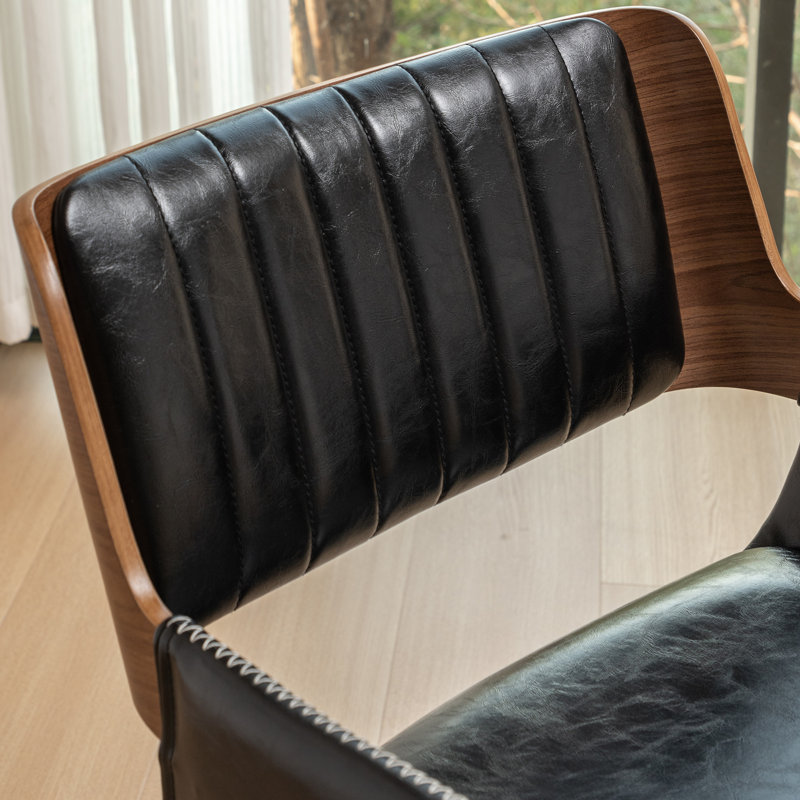 Upholstered Dining Chair, Black