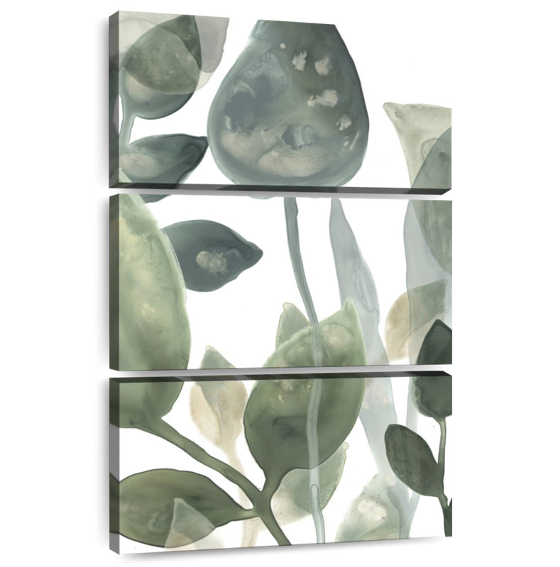 Harnek Water Leaves I, 74" H x 48" W