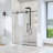 44"-48"W*76" H Frameless Single Sliding Shower Door – 5/16" (8Mm) Clear Tempered Glass, Bypass Design-128960952
