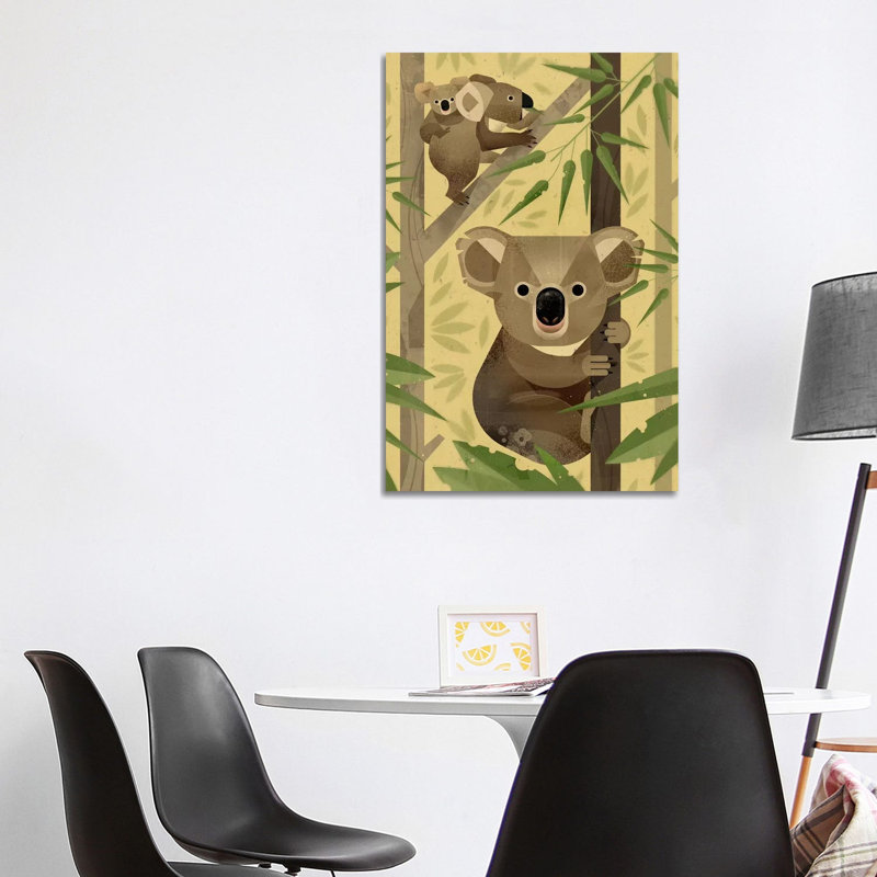 Koala by Dieter Braun - Print on Canvas, Wrapped Canvas, 101.6 cm H x 66.04 cm W x 1.91 cm D