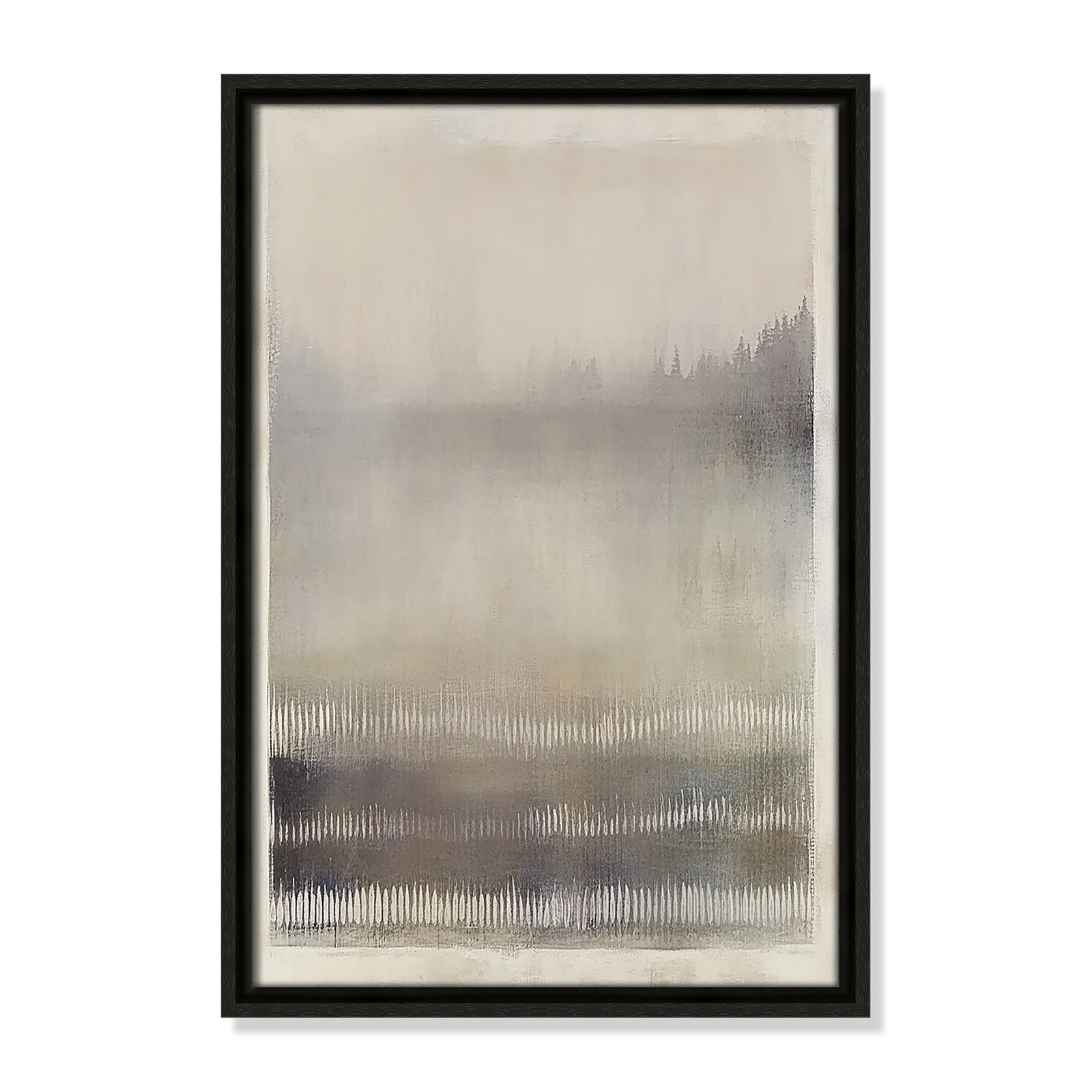 Balanced Silence III Print by Irena Orlov, 19.5" H x 13.5" W, Espresso Floater