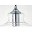 Inola 1-Light Glass Dome Pendant-1834647878