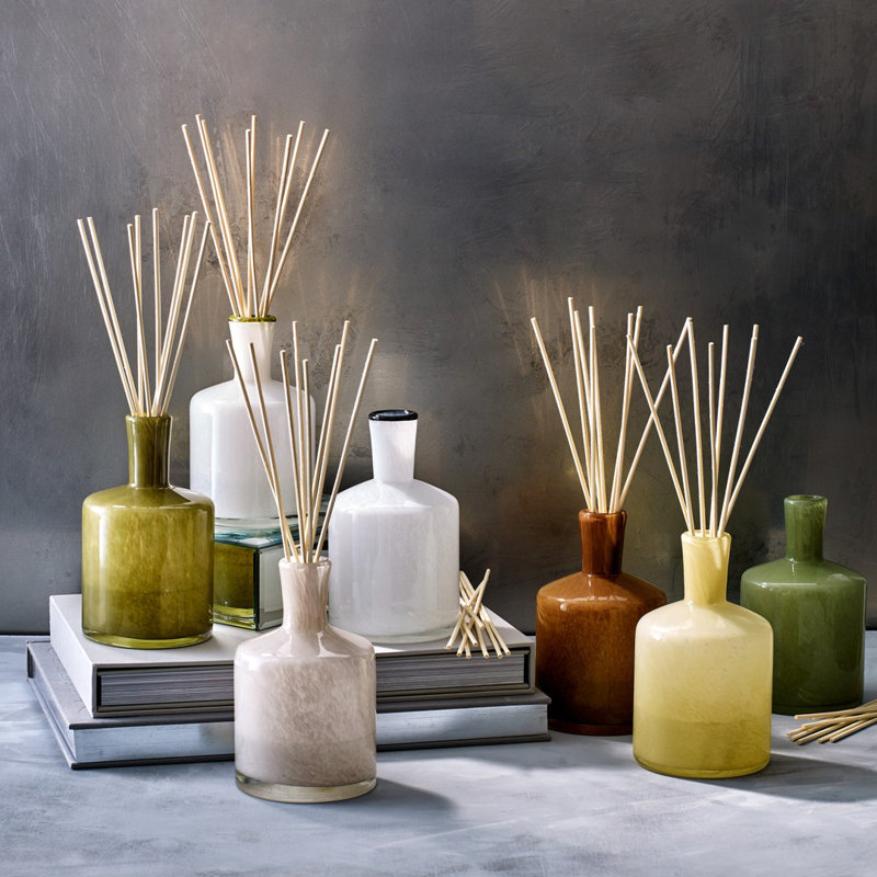 Chamomile Lavender Hand-Blown Glass Reed Diffuser
