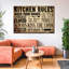 «Traditional Kitchen Rules» sur impression sur toile-1563195897