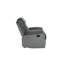 Fauteuil inclinable oscillant en velours côtelé Lesley