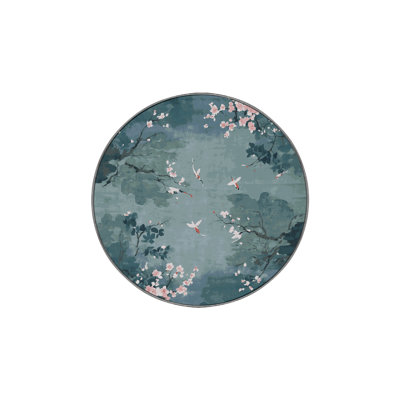 Silky Soft Plush Green Area Rug