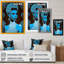 Claro Retro Haute Couture, femme afro-américaine I sur toile-611846177-611846182