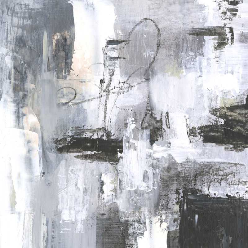 Cinder Composition I by Victoria Borges - Wrapped Canvas Painting, 76cm H x 76cm W x 3.8cm D