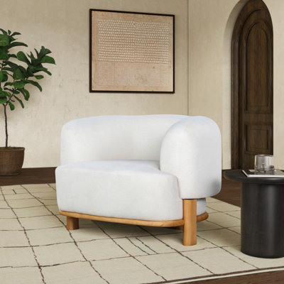 Fauteuil d'appoint Enessa Boucle