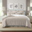 Shay Window Pane Natural Cotton Comforter Set  8 Piece-1325995706