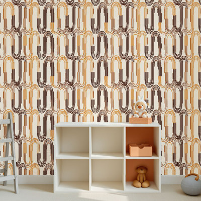 Papier peint adhésif peler et coller en PVC, revêtement mural auto-adhésif amovible, imperméable pour la décoration intérieure