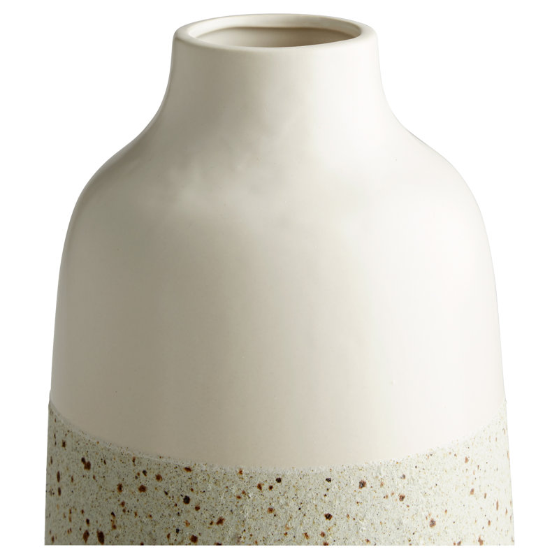 Summer Shore Ceramic / Porcelain Jar, 14.25" H x 8" W x 8" D