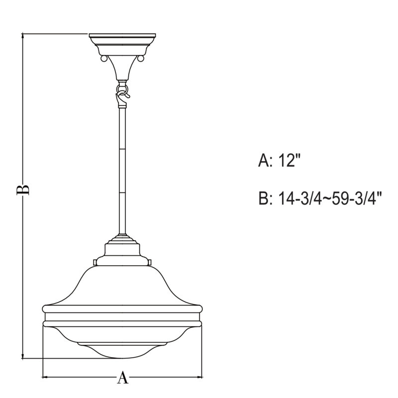 Owen 1 - Light Single Pendant, Milk Glass, Natural Brass, 11.75'' H x 12'' W x 12'' D