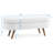 Ottoman Oval Storage Bench,Rubber Wood Legs(43.5"X16"X16")-366344023-366344017