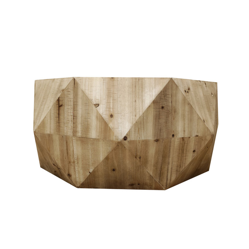 Gayana Solid Wood Top Coffee Table