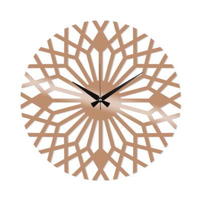 Crescentia Metal Wall Clock