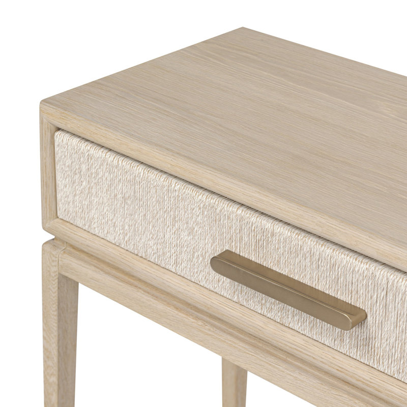 Rosenell Console Table-Natural Oak Veneer, Natural Oak Veneer