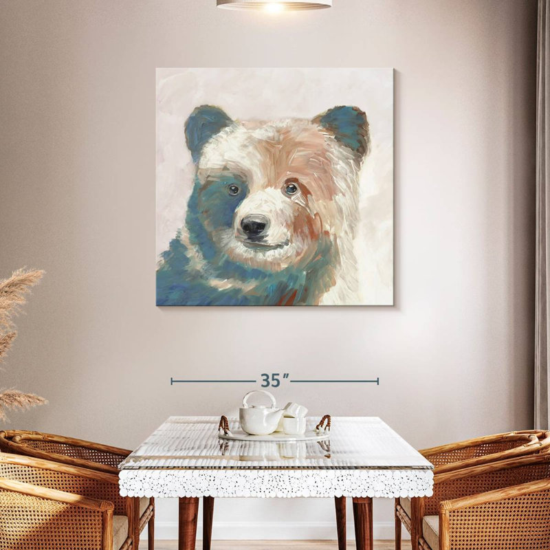 Crowle Smiley Bear Cub, 39" H x 39" W
