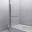 Porte de douche sans cadre H 31 po x l 55 po-115723051