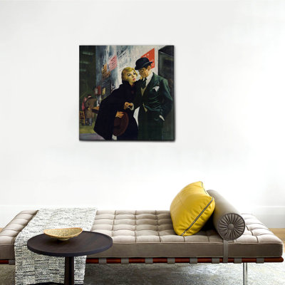 The Saturday Evening Post by Giallobus - Wrapped Canvas Rectangle Print