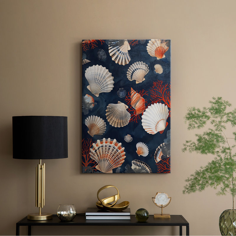NAUTICAL Series CECXIX - Toile tendue avec châssis de qualité supérieure - Prêt à être accroché, H 12 po x l 8 po