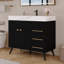 Single Bathroom Vanity with Engineered Marble Top-373475021
