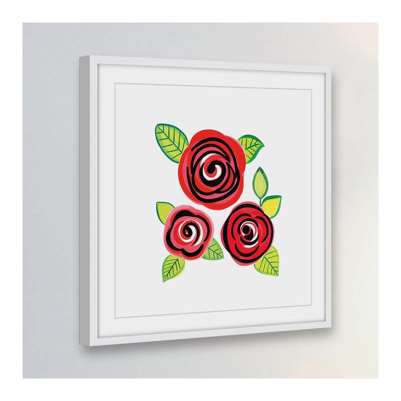 Molly Rosner - Single Picture Frame Painting, 41cm H x 41cm W x 3.81cm D