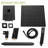 16 Inch Ceiling Mount Square Shower System, Waterfall Tub Spout, - Scald Valve, Thin Rainfall With 360 Rotation Matte Black Shower, 3 Function Overhead And Handheld Showers, Coverage-121245265
