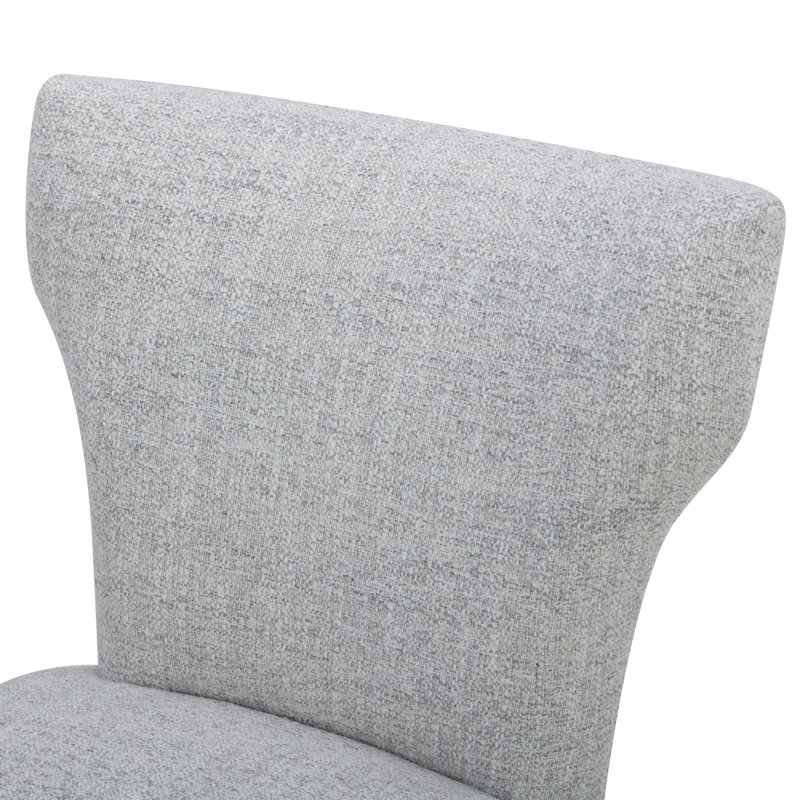 Tabouret de comptoir pivotant 26 po Alvino, Gris clair