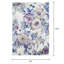 Tapis performance os / multicolore à motif floral Nicole-19167229