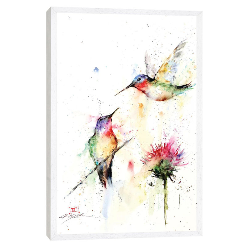 Stopping by Dean Crouser - Floater Frame Print on Canvas, 101.6 cm H x 66.04 cm W, White Framed