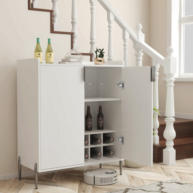 Armoire à vin 2 portes White, Blanc