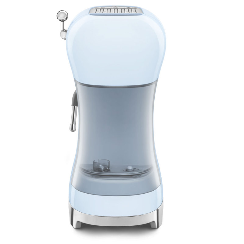 Manual Espresso Machine, Pastel Blue