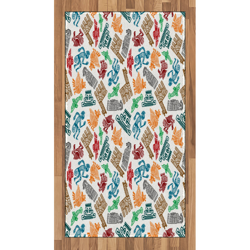 Tapis décoratif Tribal, Rectangle 2 pi 7 po x 5 pi