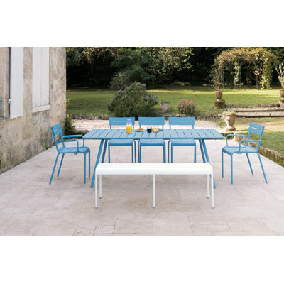 Fauteuil de patio empilable Luxembourg