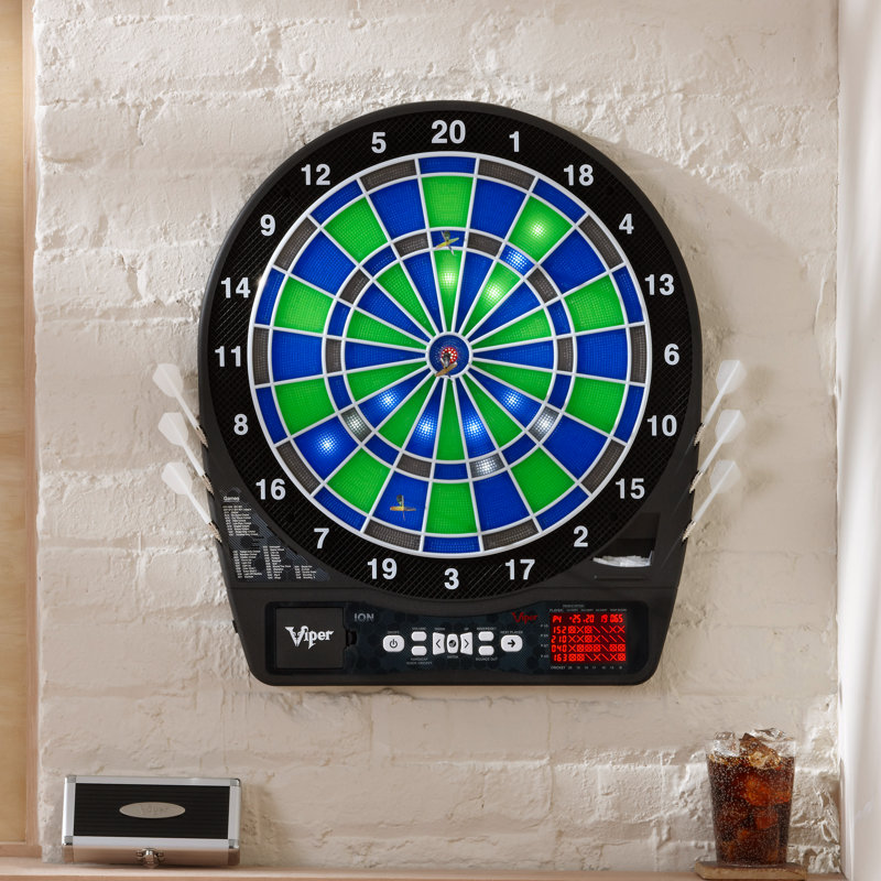 Viper Ion Illuminated Electronic Dartboard with Darts