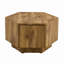 Table basse hexagonale avec tiroirs
