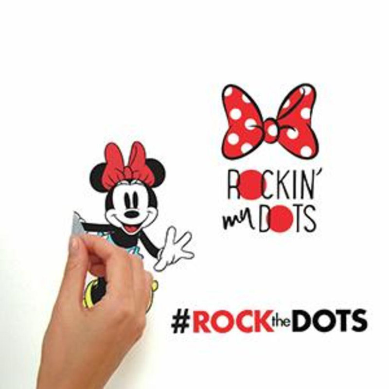 Adhésif décoratif "minnie rocks"