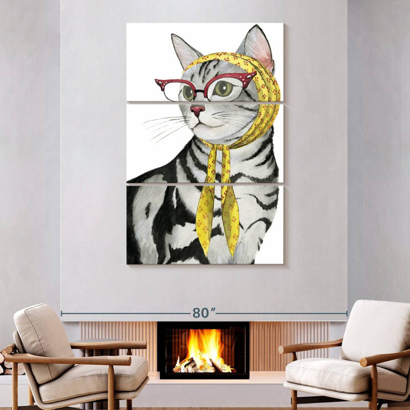 Brampt Cool Cat III, 74" H x 48" W
